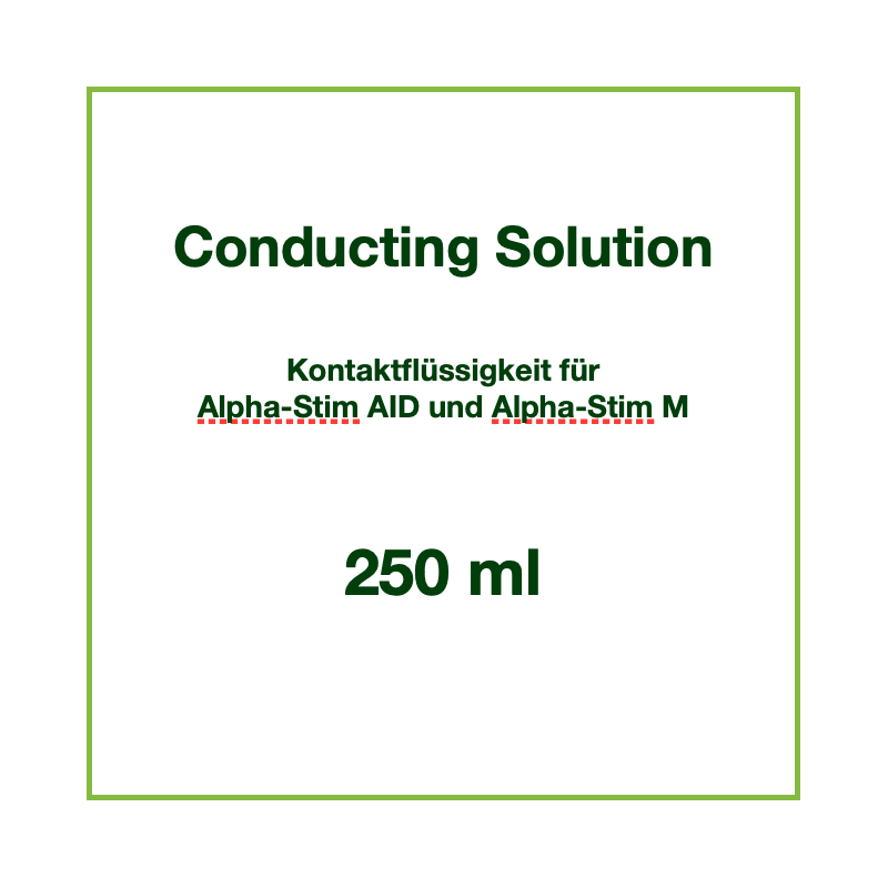 Nachfüllpack 250 ml Alpha-Stim Kontaktflüssigkeit für Ohrclips und Elektrodensticks